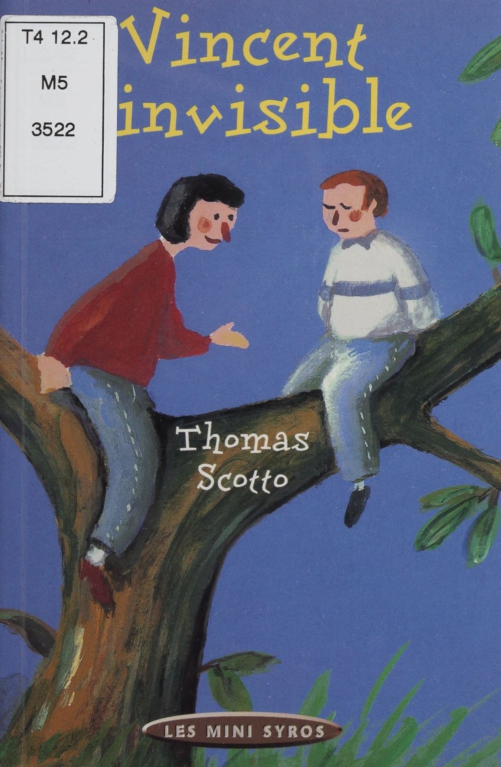 Couverture ebook de Vincent l'invisible, de Thomas Scotto