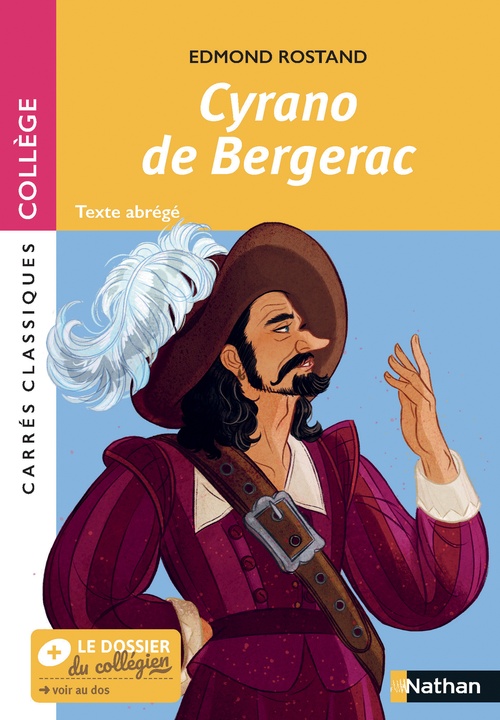 ebook cover of Cyrano de Bergerac, by Edmond Rostand