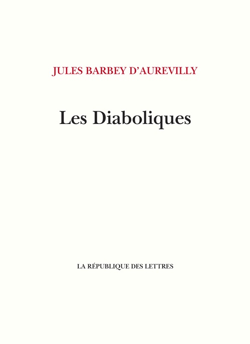 ebook cover of Les Diaboliques, by Jules Barbey d'Aurevilly