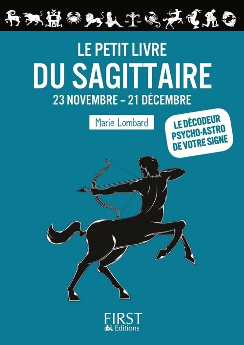 Couverture ebook de Petit Livre du - Sagittaire, de Marie Lombard