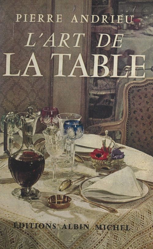 ebook cover of L'art de la table, by Pierre Andrieu