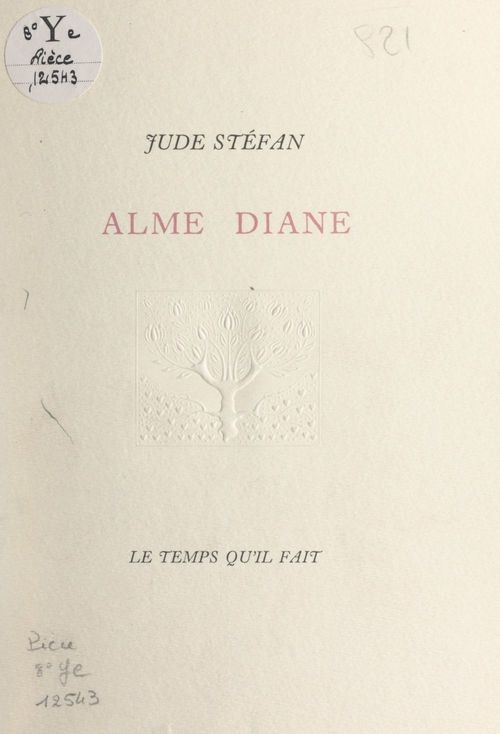 Couverture ebook de Alme Diane, de Jude Stefan