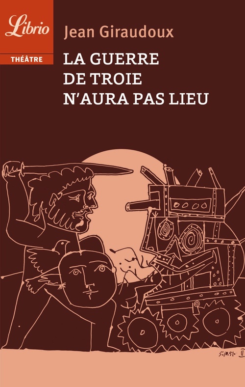 Couverture ebook de La guerre de Troie naura pas lieu, de Jean Giraudoux