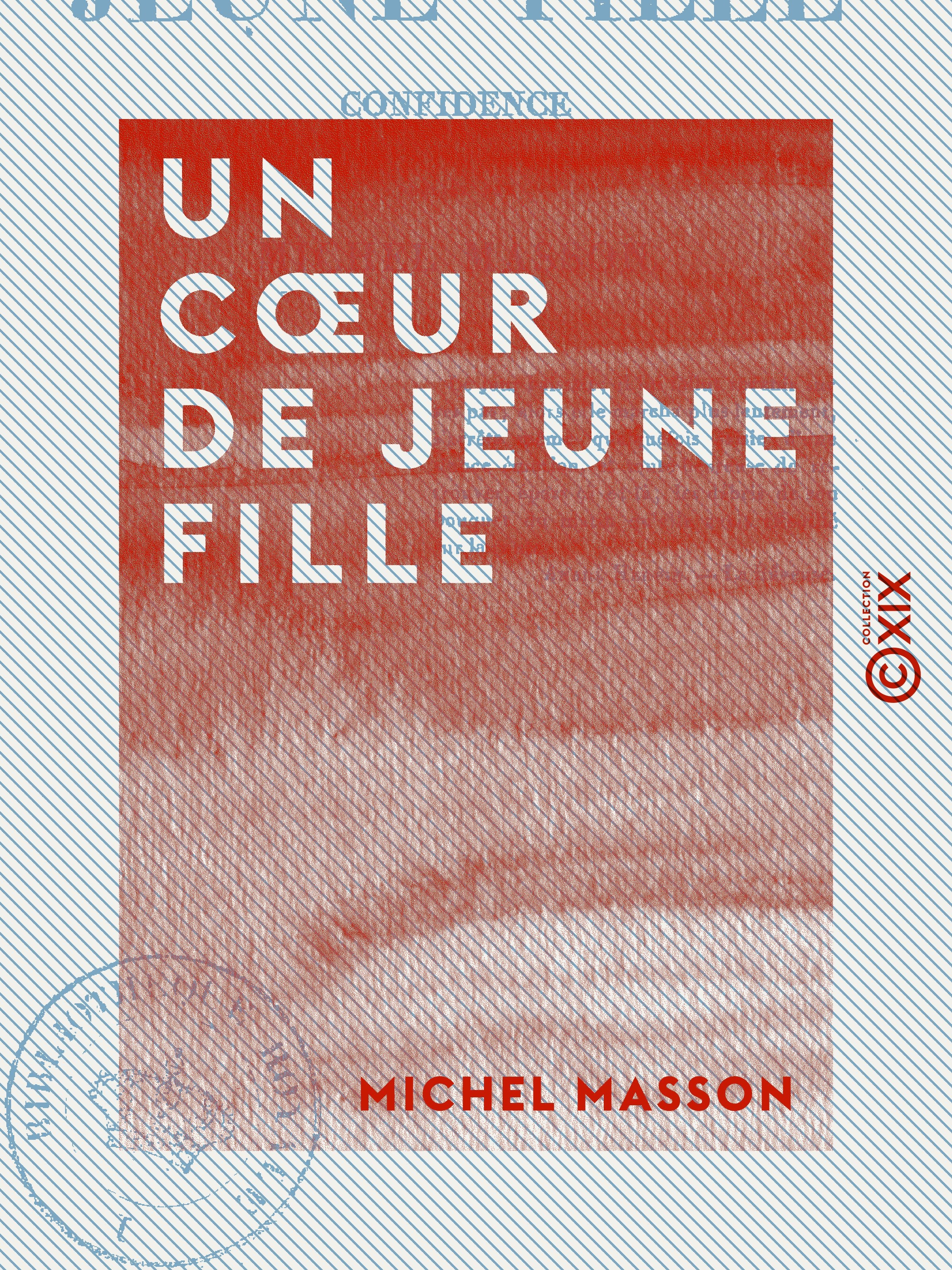 Couverture ebook de Un coeur de jeune fille, de Michel Masson