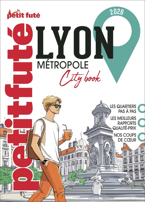 Couverture ebook de Guide Lyon Metropole 2026 Petit Futé, de Collectif