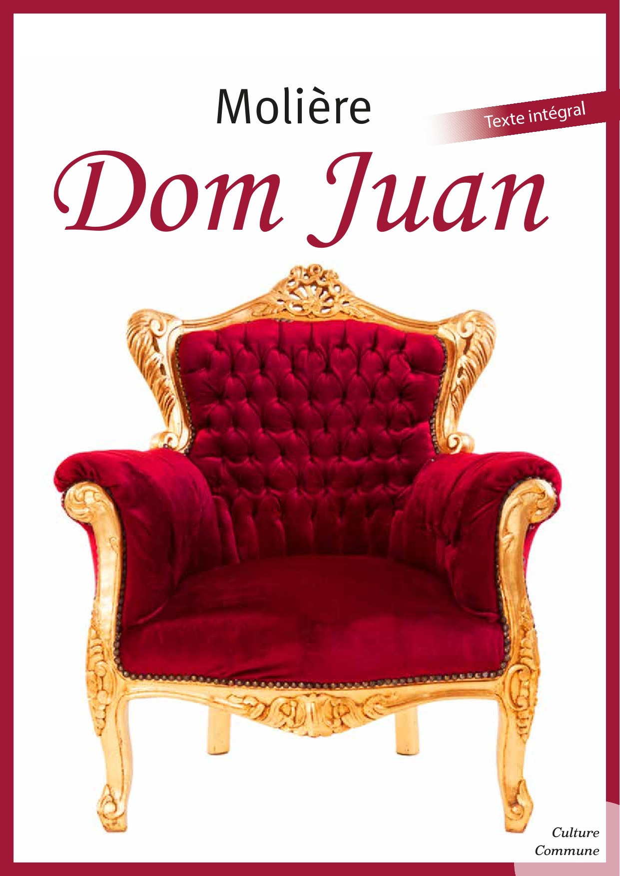 Couverture ebook de Dom Juan, de Molière