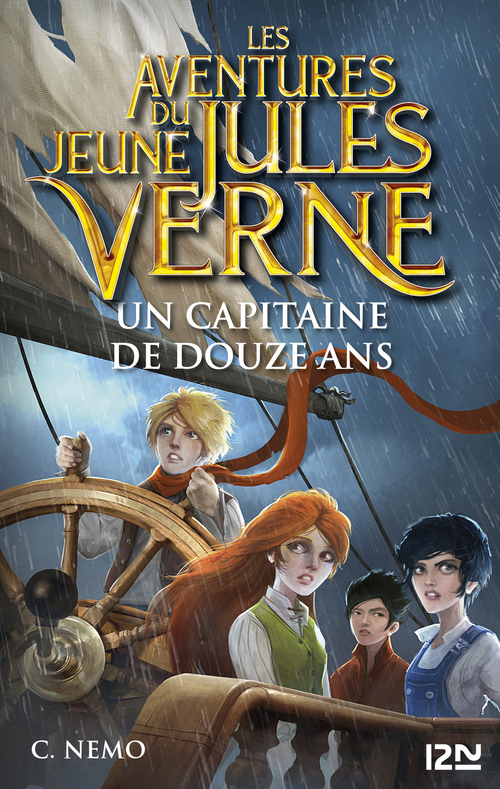 Couverture ebook de Les aventures du jeune Jules Verne - tome 6 Un capitaine de douze ans, de Cuca Canals, Capitaine némo, Miguel Garcia