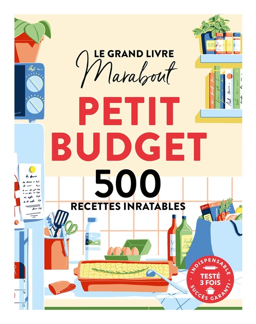 Couverture ebook de Le grand livre Marabout - Petit budget, de Collectif