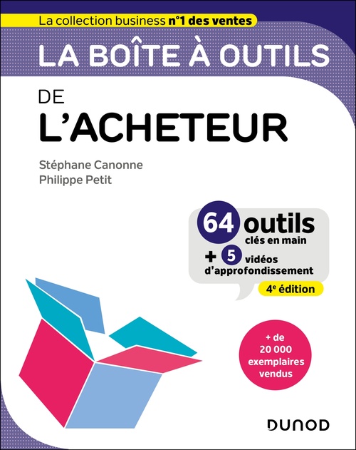 Couverture ebook de La boîte à outils de l'Acheteur - 4e éd., de Stéphane Canonne, Philippe Petit