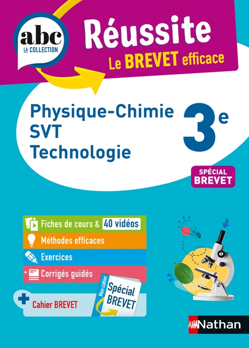 ebook cover of ABC Réussite-Physique Chimie SVT 3e, by Nicolas Coppens, Olivier Doerler, Sébastien Guivarc'h, Laurent Lafond, Arnaud Lopin