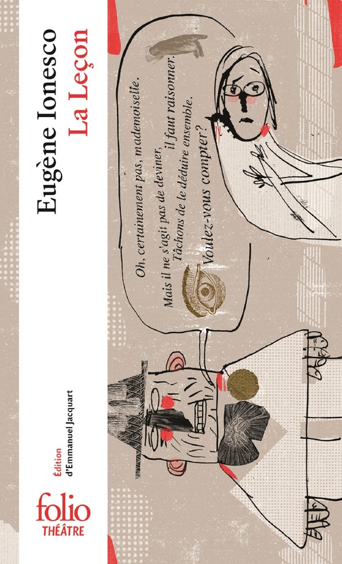 Couverture ebook de La Leçon, de Eugène Ionesco