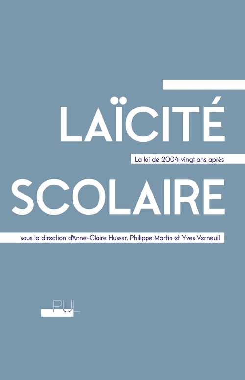 Couverture ebook de Laïcité scolaire, de