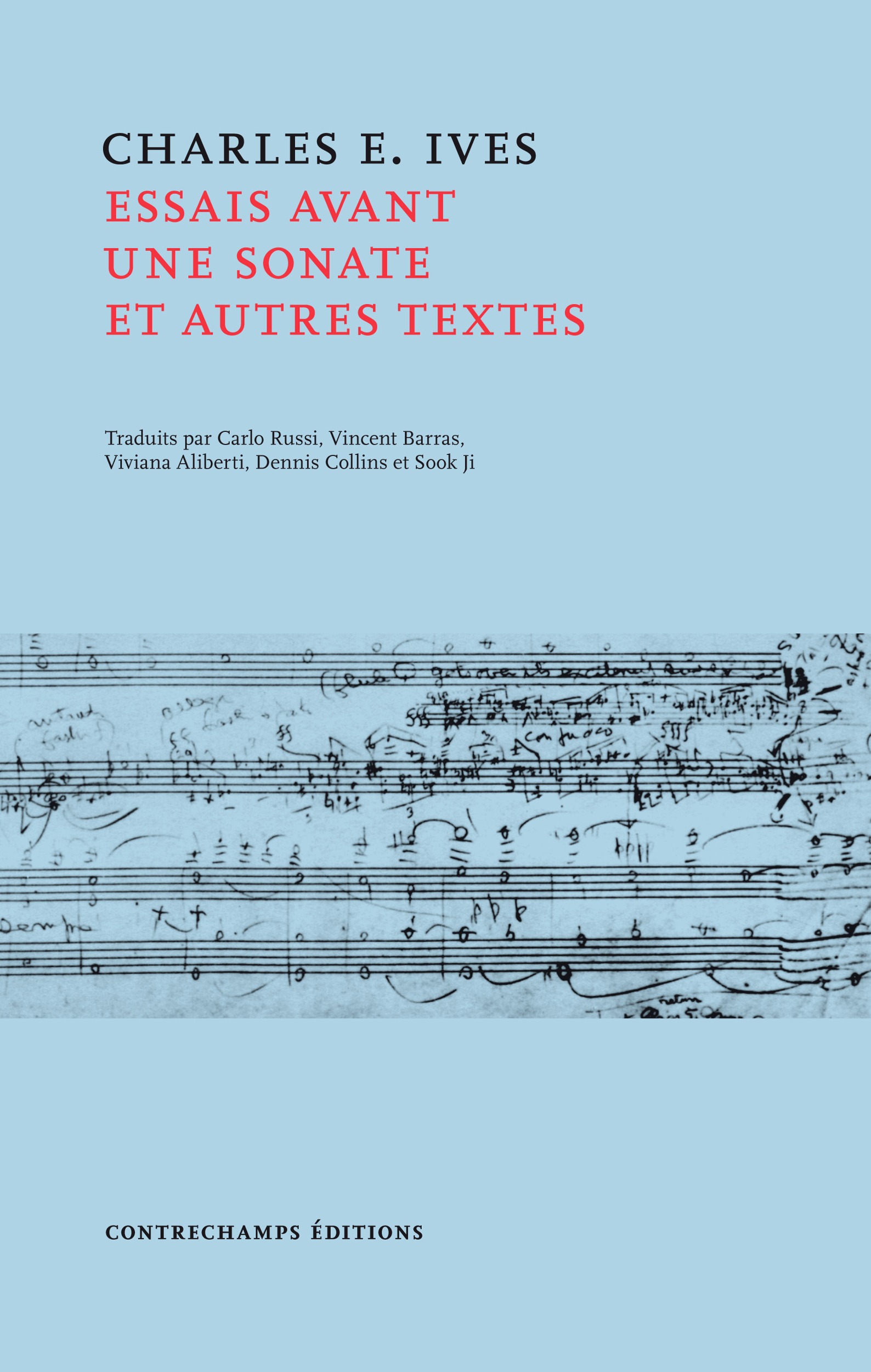 ebook cover of Essais avant une sonate, by Charles i. Ives