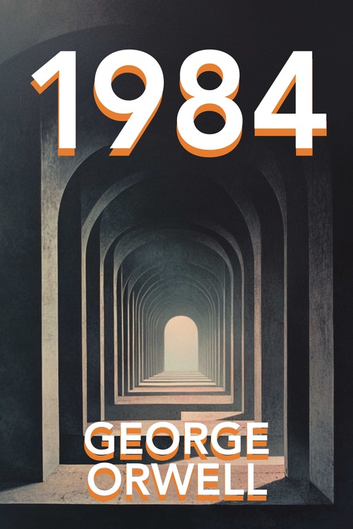 ebook cover of 1984, by George Orwell