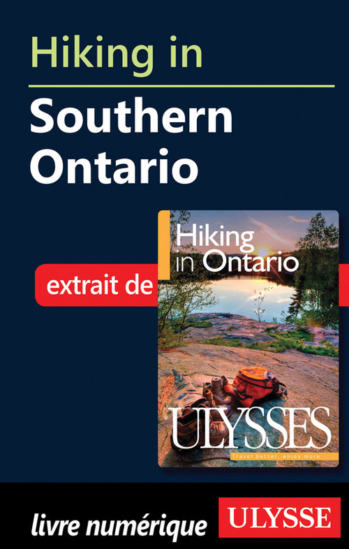 Couverture ebook de Hiking in Southern Ontario, de Tracey Arial