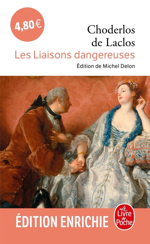 ebook cover of Les Liaisons dangereuses, by Pierre Choderlos de Laclos