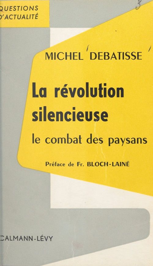 Couverture ebook de La révolution silencieuse, de Michel Debatisse