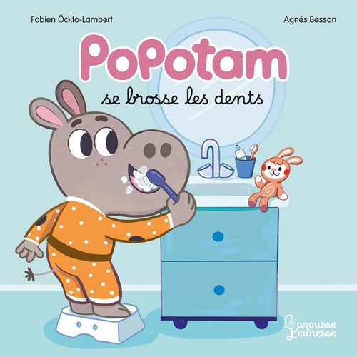 Couverture ebook de Popotam se brosse les dents, de Agnès Besson