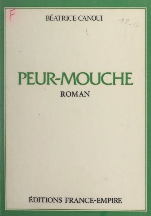 Couverture ebook de Peur-mouche, de Beatrice Canoui