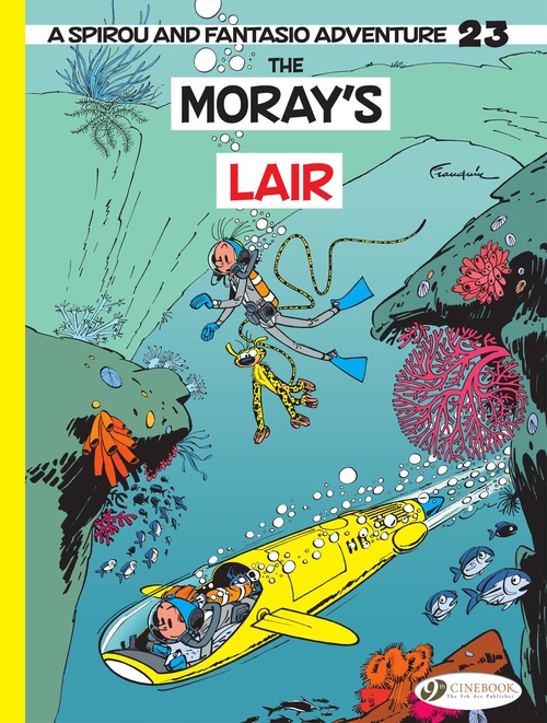 Couverture ebook de Spirou & Fantasio - Vol. 23 - The Moray's Lair, de Franquin