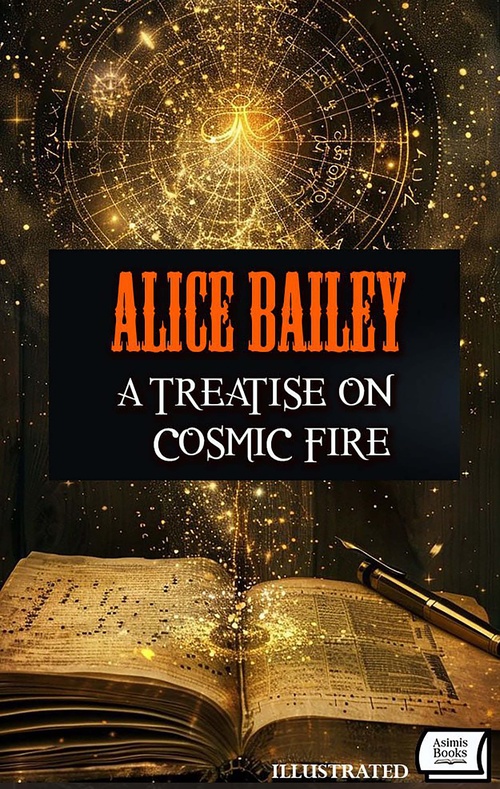 ebook cover of A Treatise on Cosmic Fire. Illustrated, by Alice Bailey