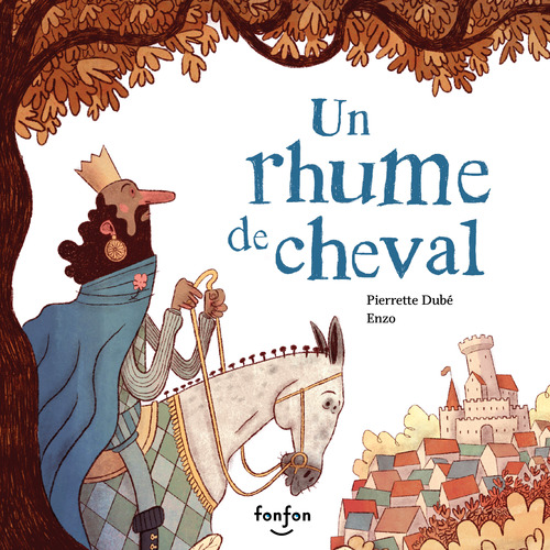 audiobook cover of Un rhume de cheval, by Pierrette Dubé