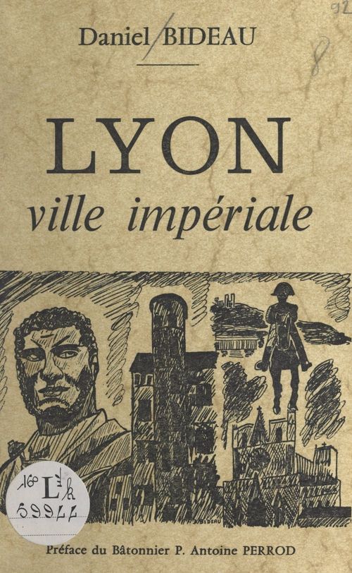 Couverture ebook de Lyon, de Daniel Bideau