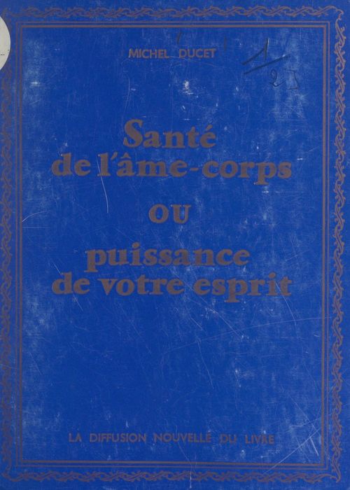 Couverture ebook de Santé de l'âme-corps, de Michel Ducet