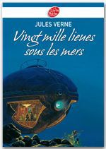 Couverture ebook de Vingt mille lieues sous les mers - Texte abrégé, de Jules Verne