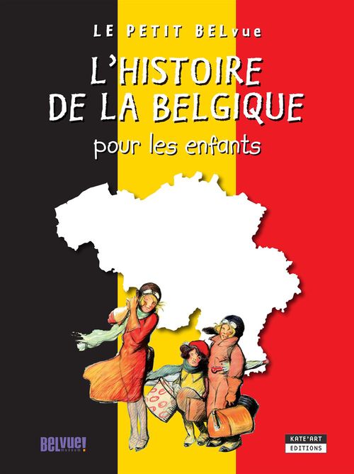 Couverture ebook de L'histoire de la Belgique pour les enfants, de De Duve Catherine