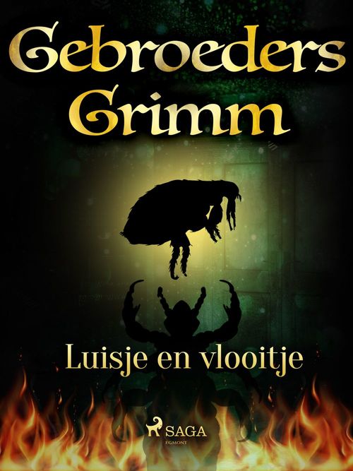 ebook cover of Luisje en vlooitje, by De Gebroeders Grimm