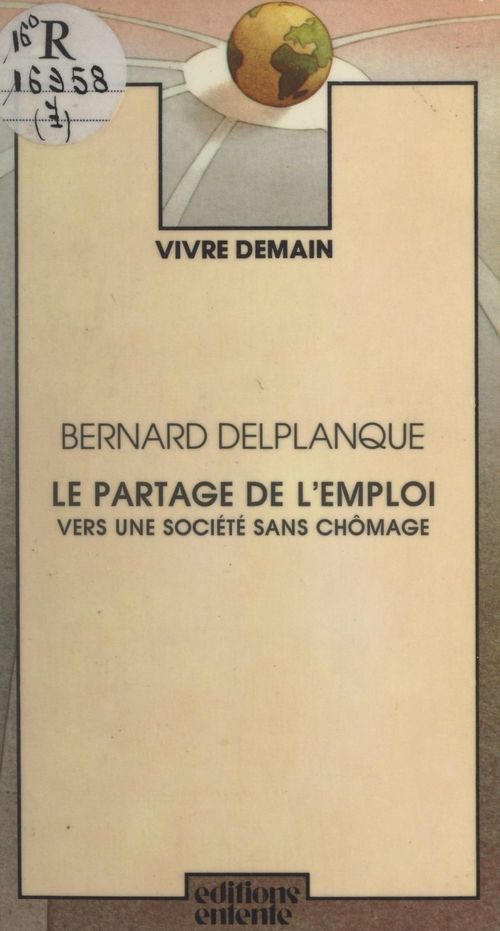 ebook cover of Le partage de l'emploi, by Bernard Delplanque