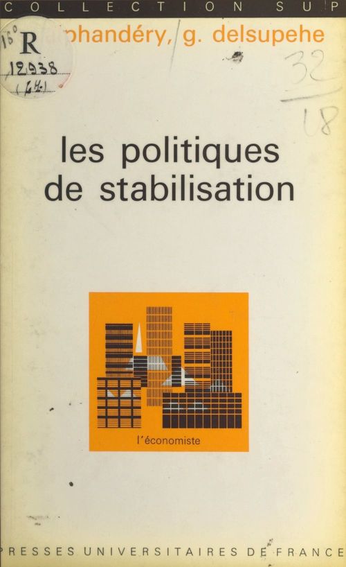 Couverture ebook de Les politiques de stabilisation, de Edmond Alphandery, Georges Delsupehe