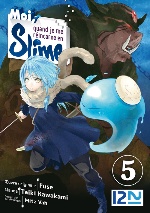 Couverture ebook de Moi, quand je me réincarne en Slime - tome 5, de Taiki Kawakami, Fuse, Mitz Vah