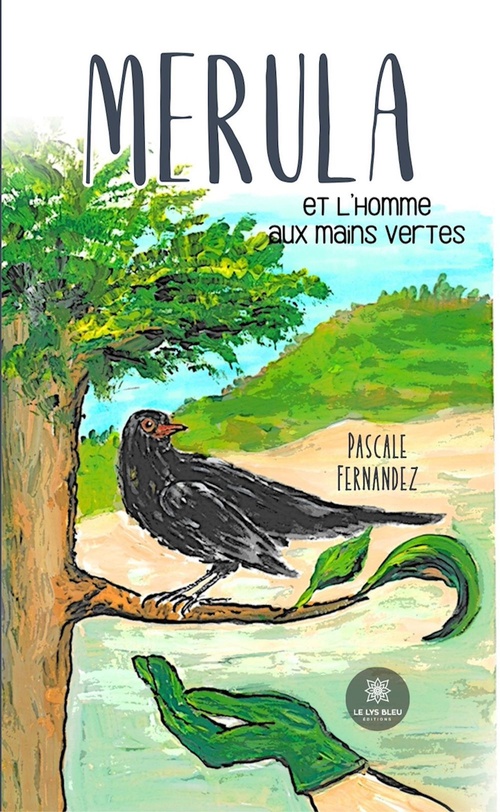 Couverture ebook de Merula et l'homme aux mains vertes, de Pascale Fernandez