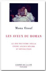 ebook cover of Les Aveux du roman, by Mona Ozouf