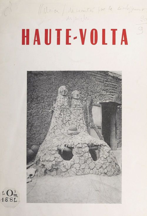 Couverture ebook de Haute-Volta, de Union Des Comites Pour Le Developpement