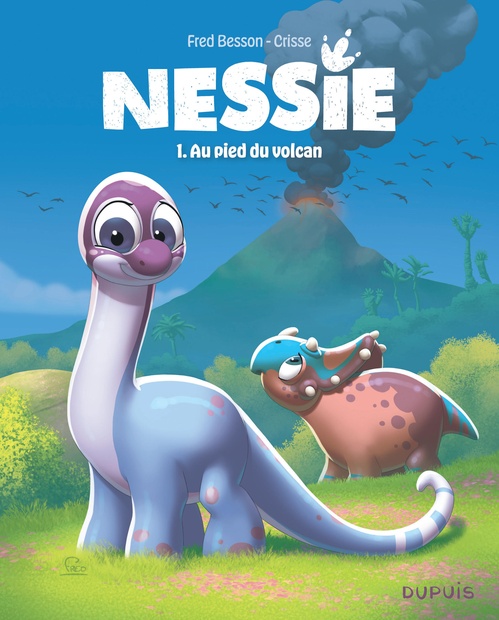 ebook cover of Nessie - Tome 1 - Au pied du volcan, by Crisse, Besson