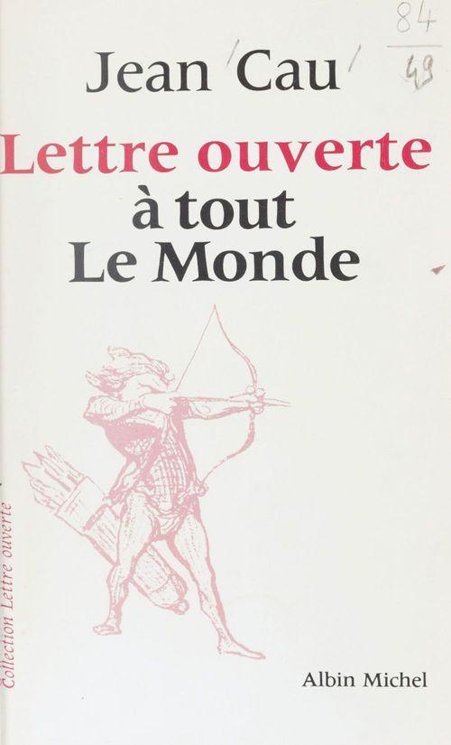 ebook cover of Lettre ouverte à tout le monde, by Jean Cau