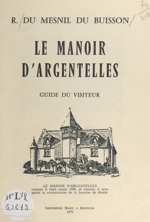 Couverture ebook de Le Manoir d'Argentelles, de Robert Du Mesnil Du Buisson