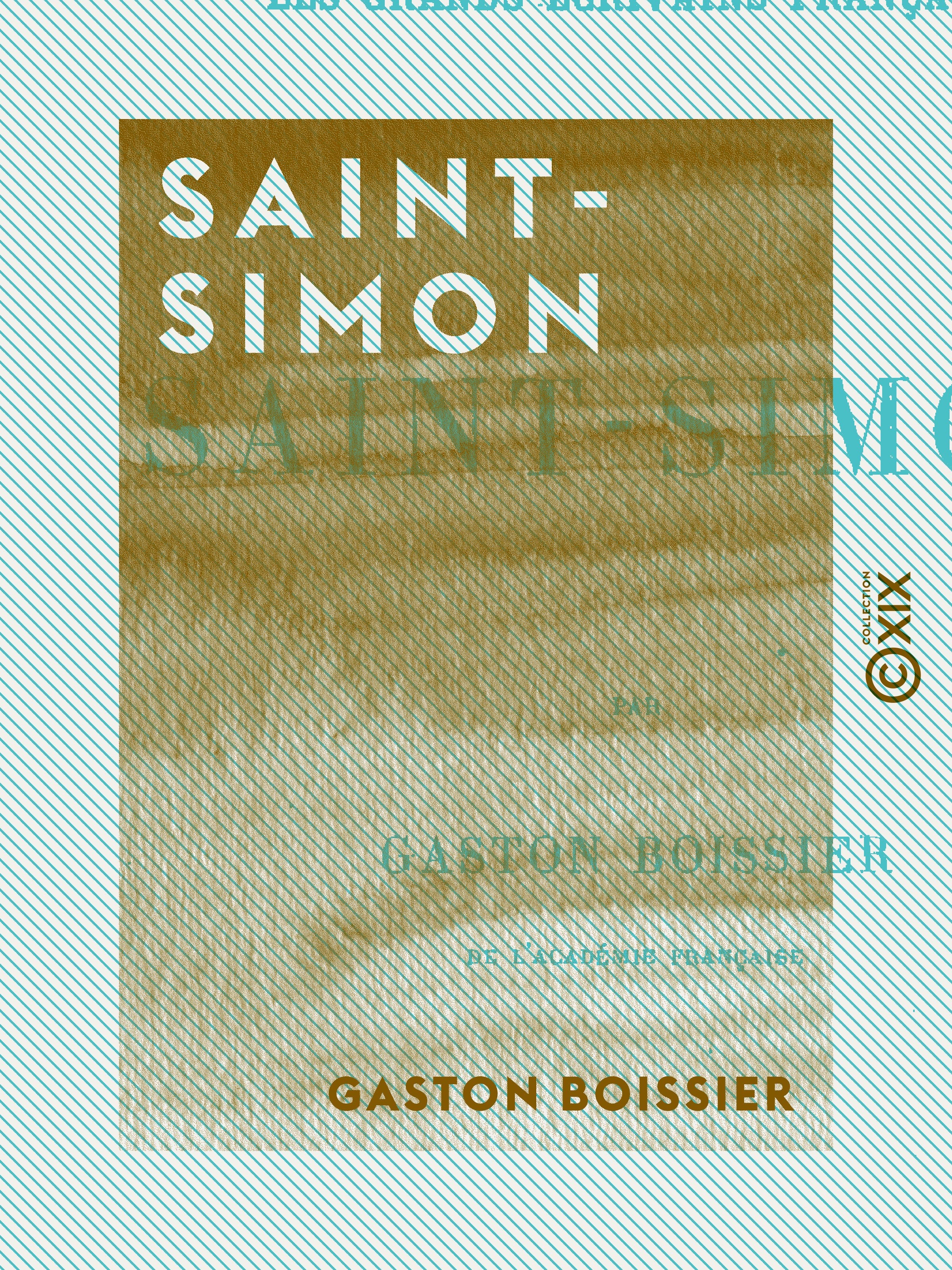 ebook cover of Saint-Simon, by Gaston Boissier