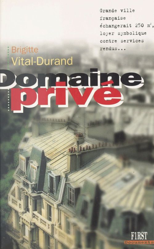 Couverture ebook de Domaine privé, de Brigitte Vital-Durand