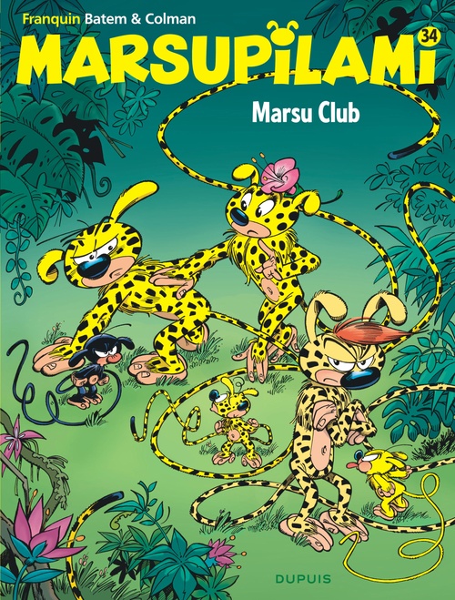 Couverture ebook de Marsupilami - Tome 34 - Marsu Club, de Colman