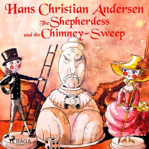 audiobook cover of The Shepherdess and the Chimney-Sweep, by Hans Christian Andersen