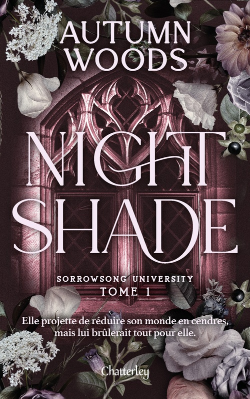 Couverture ebook de Sorrowsong University - Tome 1 Nightshade, de Autumn Woods