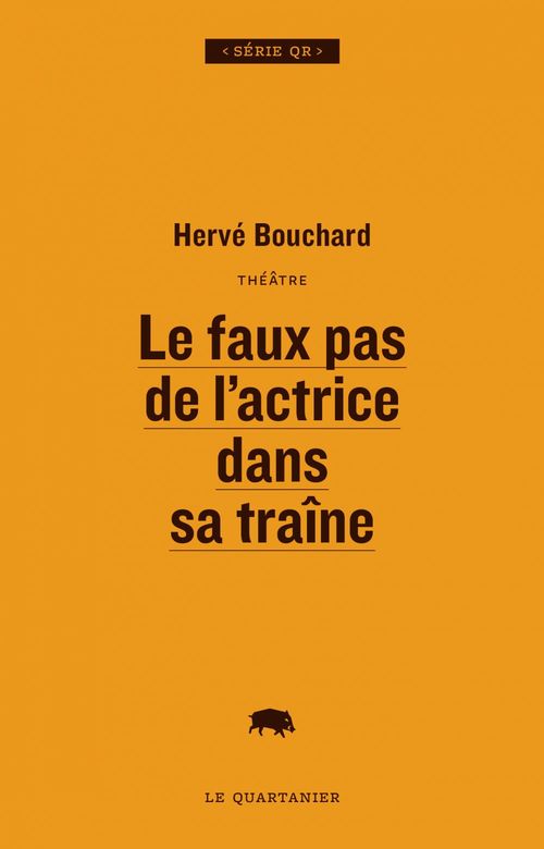 Couverture ebook de Le faux pas de l´actrice dans sa traîne, de Hervé Bouchard