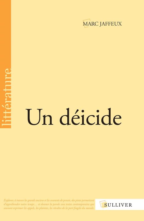 Couverture ebook de Un déicide, de Marc Jaffreux