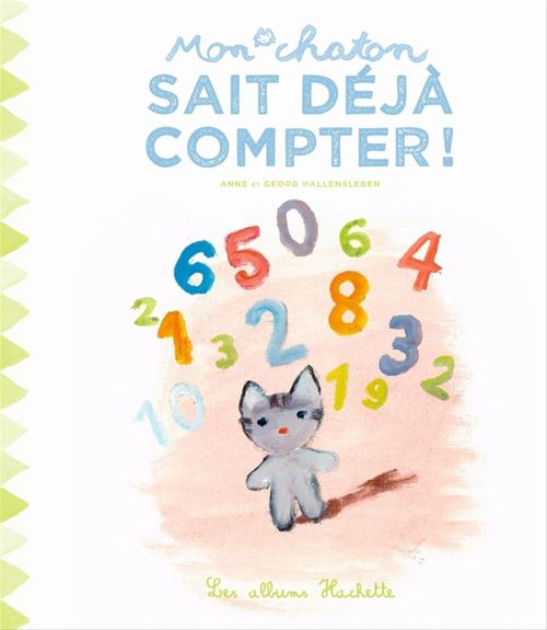 Couverture ebook de Mon chaton sait déjà compter !, de Anne Gutman