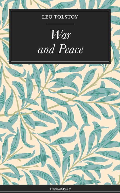 ebook cover of War and Peace, by Tolstoy Leo