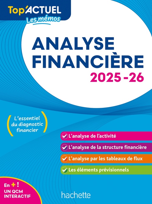 Couverture ebook de Top'Actuel Analyse financière  2025-2026, de Gilles Meyer